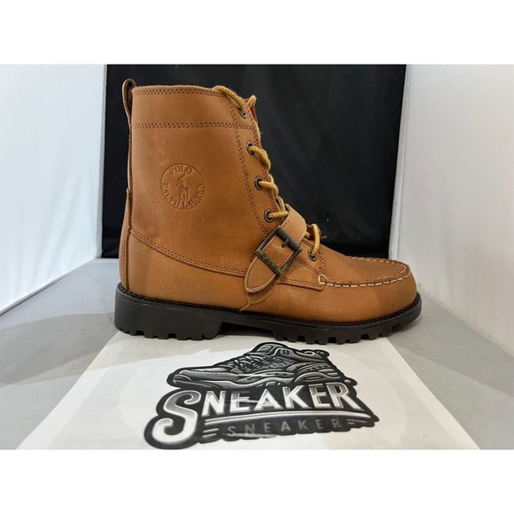 Polo Ralph Lauren TAN RANGE HI - 97672 Boys size 13 - Picture 2 of 9